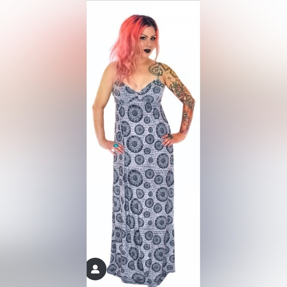 Folter Dresses & Skirts - Folter Zodiac Wheel Maxi Dress, VGUC, Size M